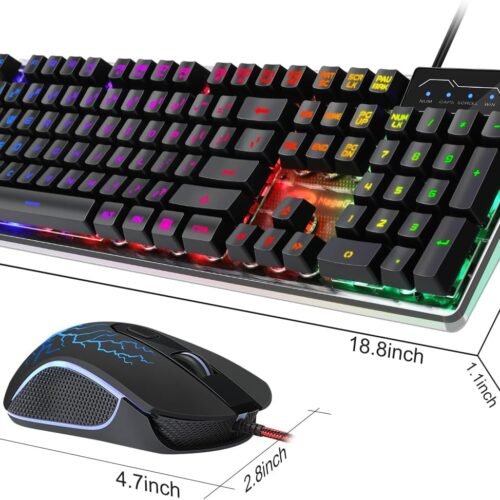Keyboard and Mouse Jeoaing RGB K1980