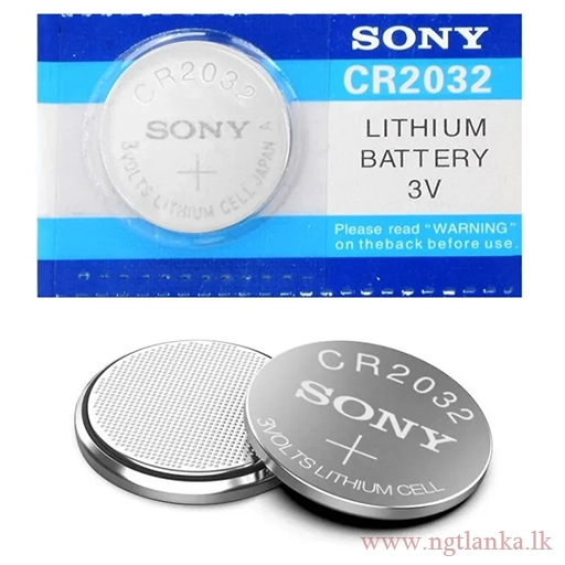 Sony CR2032 3V Lithium Coin Cell Battery – Original CMOS, Motherboard, Remote & Electronics copy