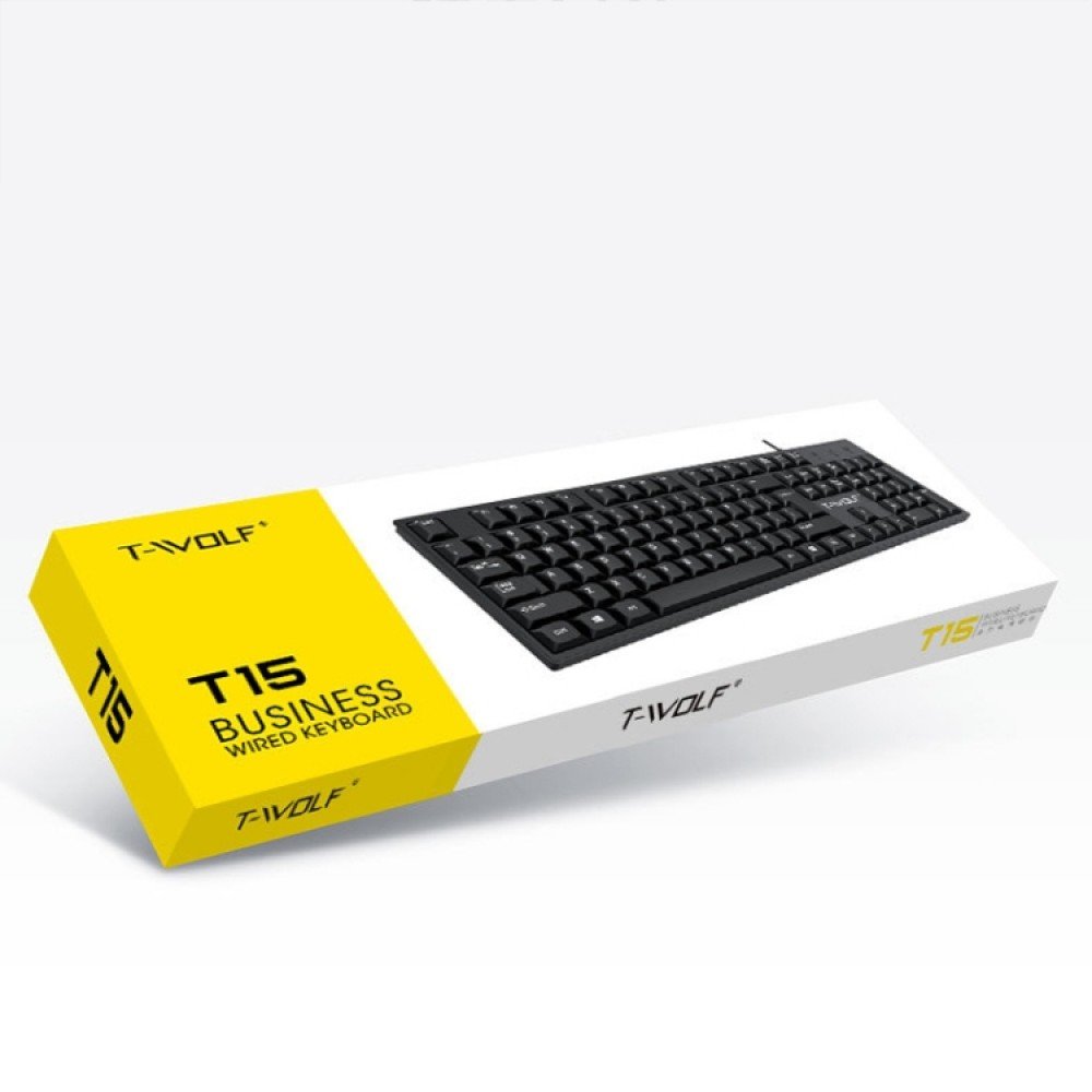 T-WOLF T15 Wired Keyboard