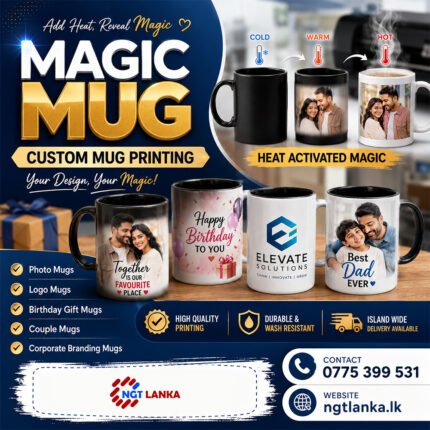 Magic Mug Printing in Sri Lanka | Personalized Heat Reveal Photo Mugs | NGT Lanka